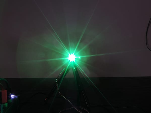 Dioda led 3mm zielona szmaragd przeźroczysta 20000 mcd