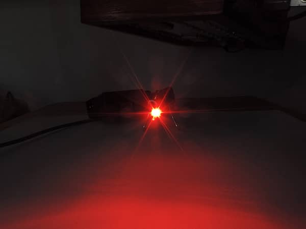 Dioda LED czerwona SMD 1206 - przód