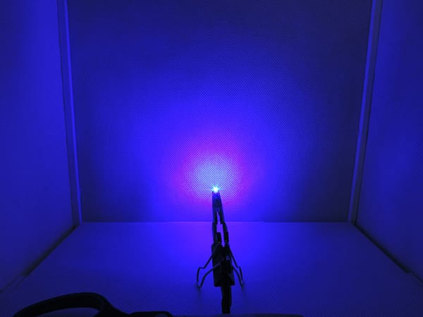 Dioda LED niebieska SMD 0805 - zdjęcie nr 3