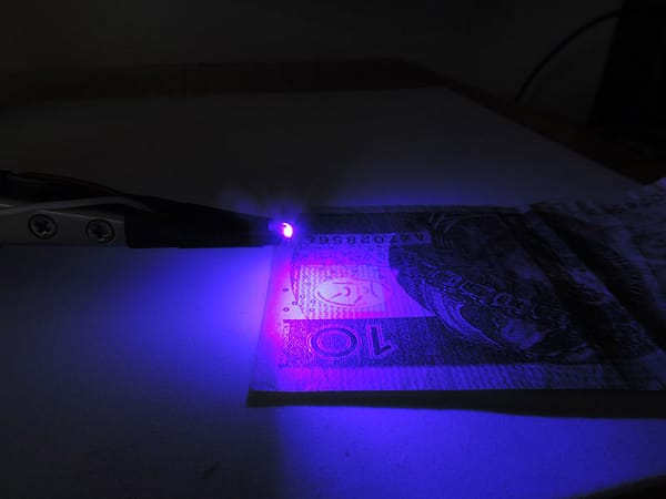 Dioda LED UV / fiolet 395-400nm SMD 1206 - zdjęcie nr 2