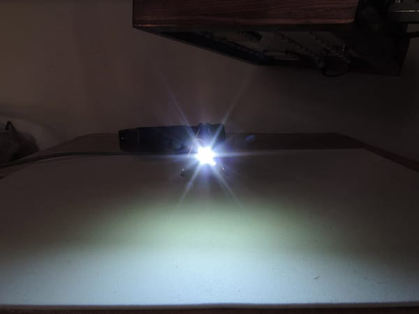 Dioda LED biała zimna SMD 1206 - przód