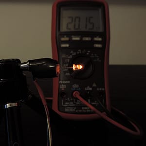 Dioda led 3mm pomarańczowa przeźroczysta - pomiary