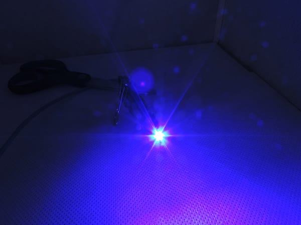 Dioda LED niebieska SMD 0805 - zdjęcie nr 1