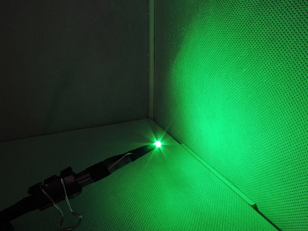 Dioda LED zielony szmaragd SMD 0805 - zdjęcie nr 2