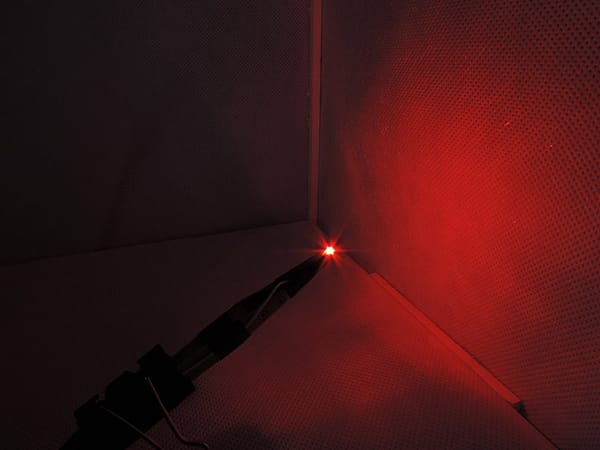 Dioda LED czerwona SMD 0805 - zdjęcie 3