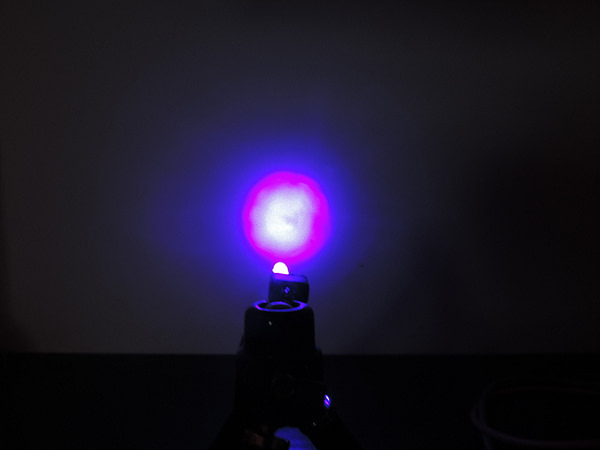 Dioda led 5mm fioletowa przeźroczysta