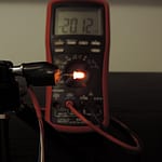 Dioda led 3mm pomarańczowa dyfuzyjna – pomiary