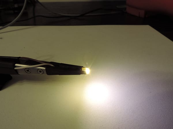 Dioda LED biała ciepła SMD 1206 zdjęcie 4