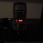 Dioda led 5mm czerwona przeźroczysta - pomiary
